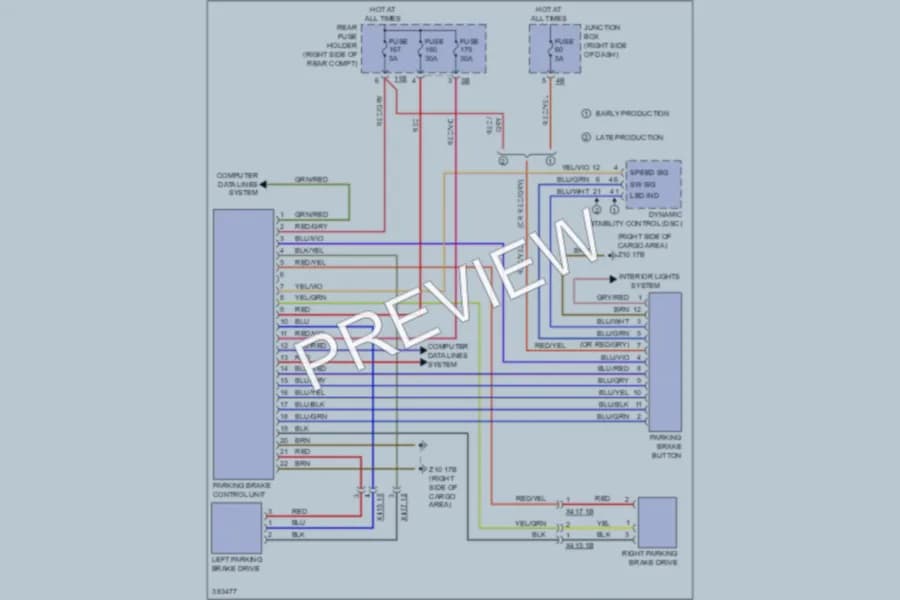 2012 BMW 550i Shift Interlock wiring diagram preview