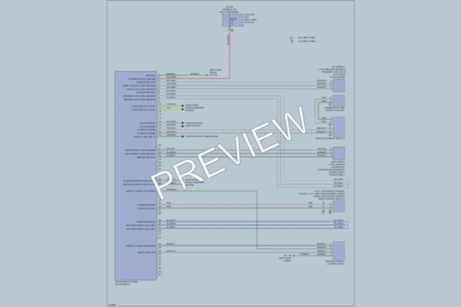 2012 BMW 550iGranTurismo Electronic Suspension wiring diagram preview