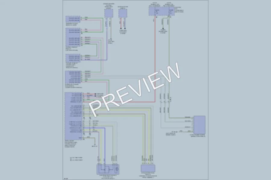 2012 BMW 640i Cruise Control wiring diagram preview