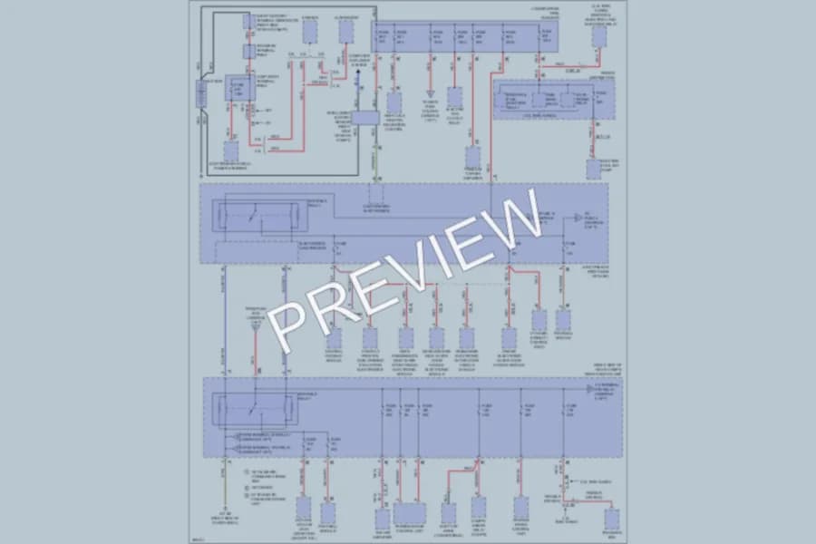 2012 BMW 640i Power Distribution wiring diagram preview