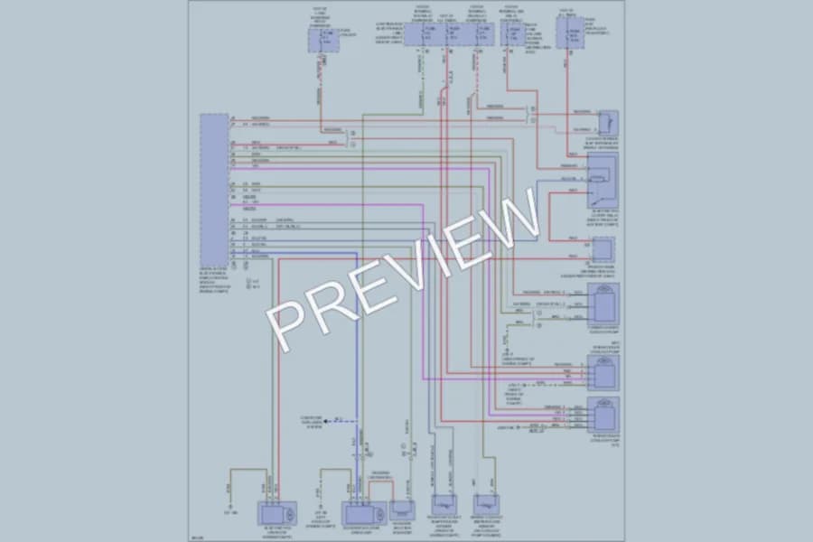 2012 BMW 650i Cooling Fan wiring diagram preview