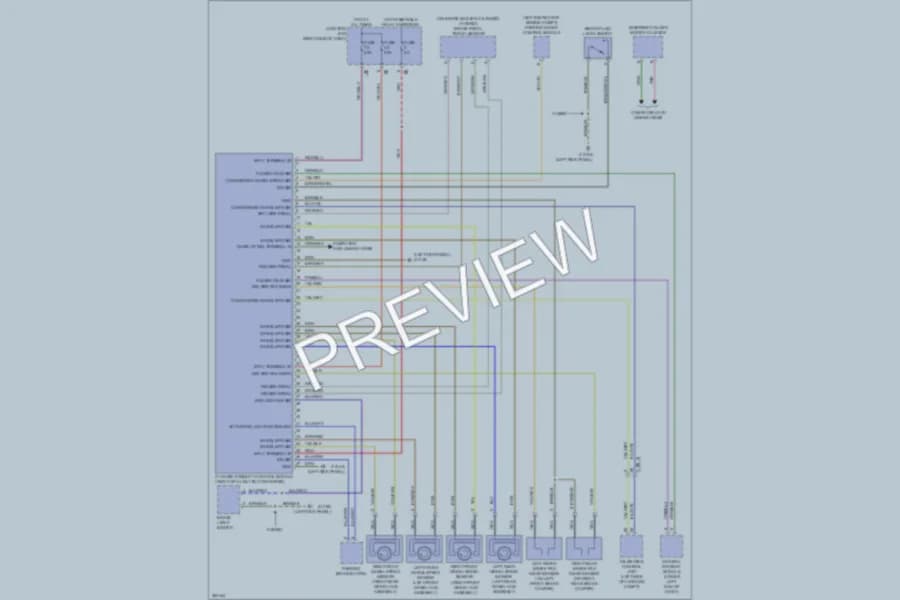 2012 BMW 740Li Anti Lock Brakes wiring diagram preview