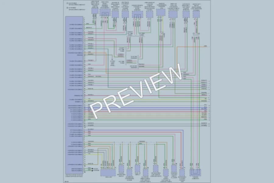2012 BMW 740i Computer Data Lines wiring diagram preview