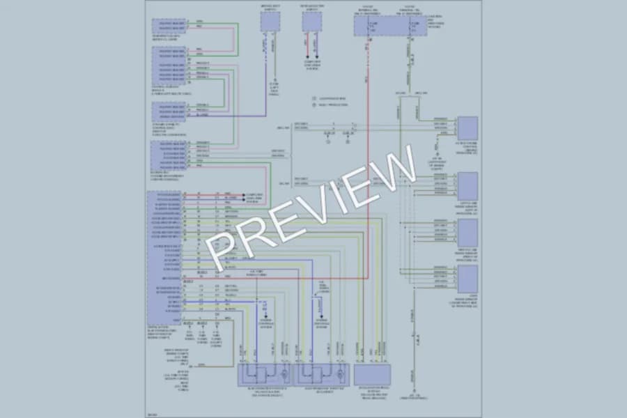2012 BMW 740i Cruise Control wiring diagram preview