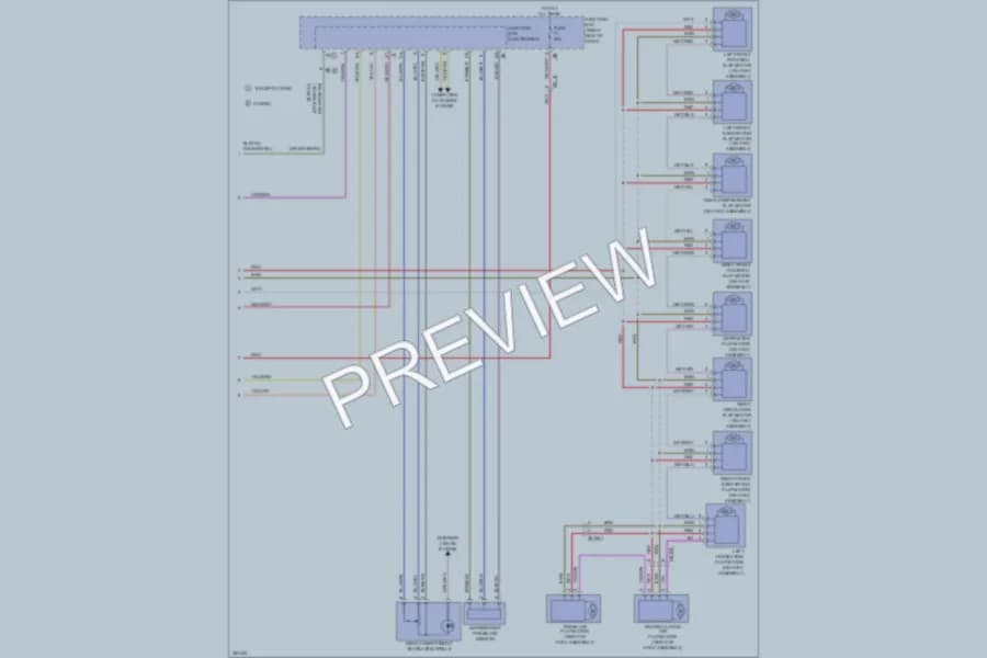 2012 BMW 750Li Air Conditioning wiring diagram preview