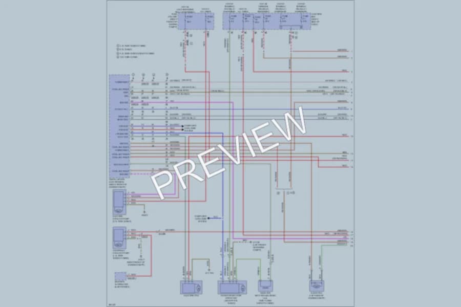 2012 BMW 750Li Cooling Fan wiring diagram preview