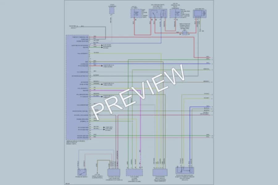 2012 BMW 750Li Engine Performance wiring diagram preview