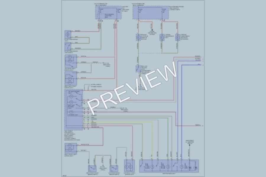 2012 BMW 760Li Interior Lights wiring diagram preview