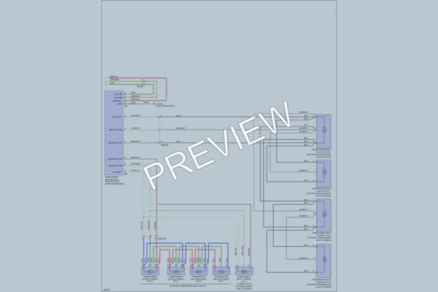 2012 BMW 760Li Power Seats wiring diagram preview