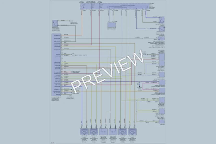 2012 BMW M3 Anti Lock Brakes wiring diagram preview