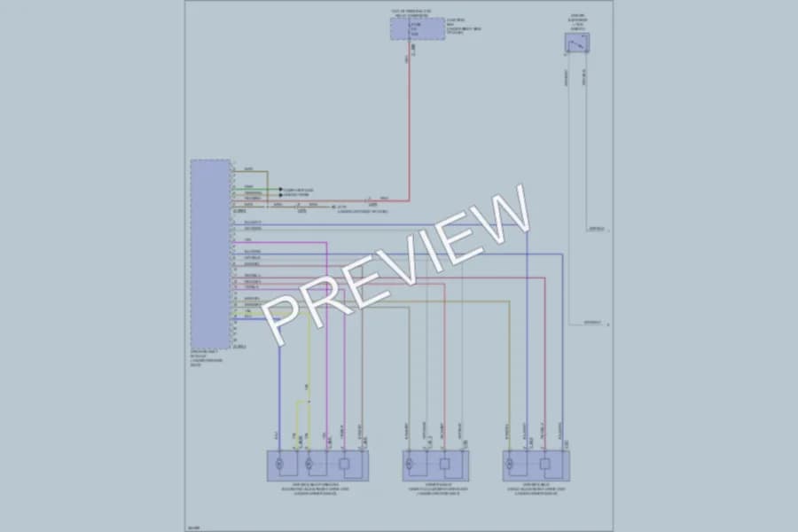 2012 BMW M3 Memory Systems wiring diagram preview