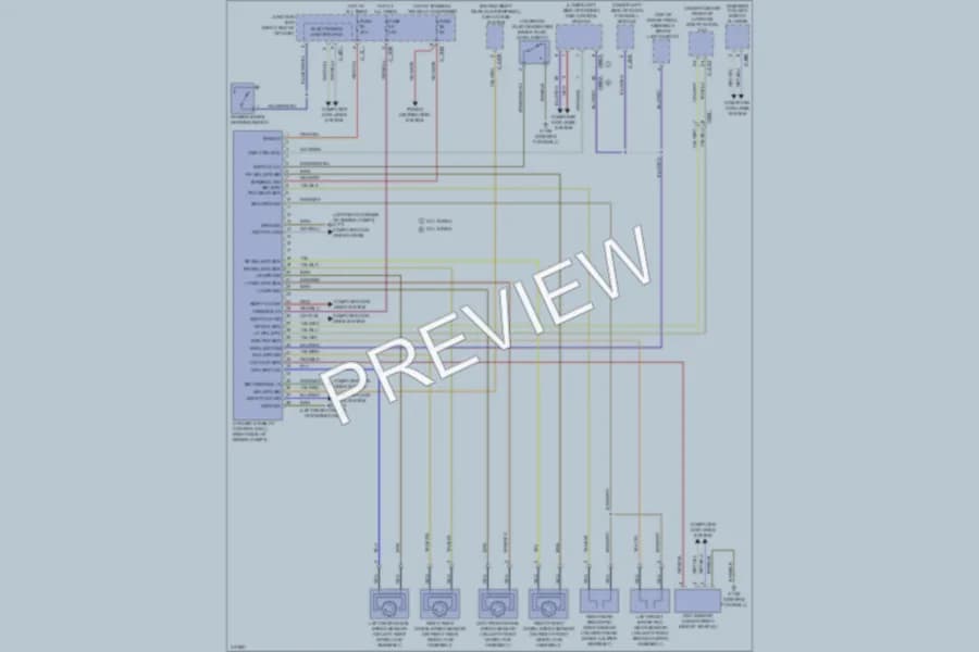 2012 BMW X1 Anti Lock Brakes wiring diagram preview