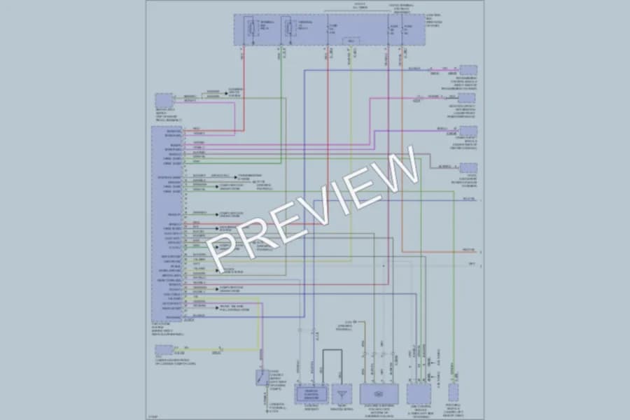 2012 BMW X1 Anti Theft wiring diagram preview