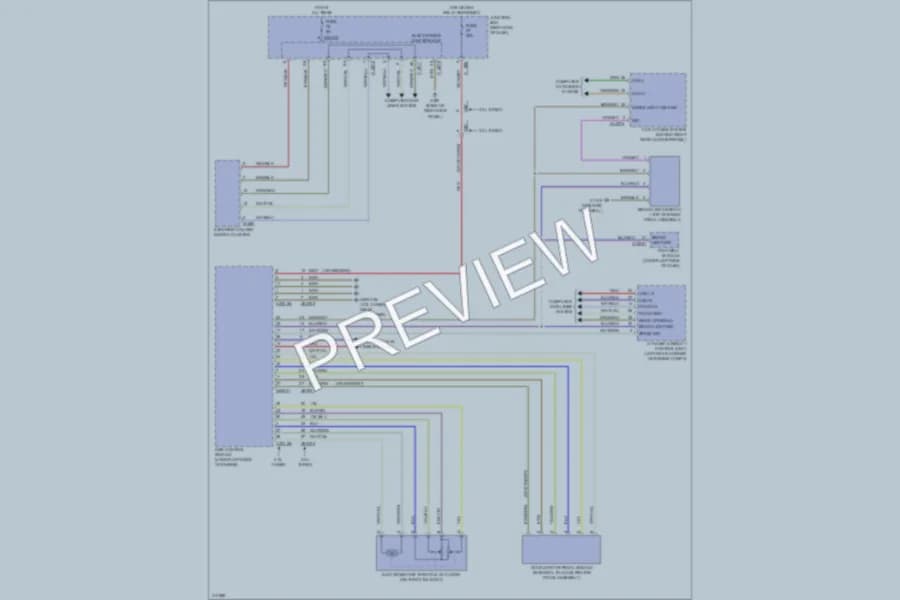 2012 BMW X1 Cruise Control wiring diagram preview