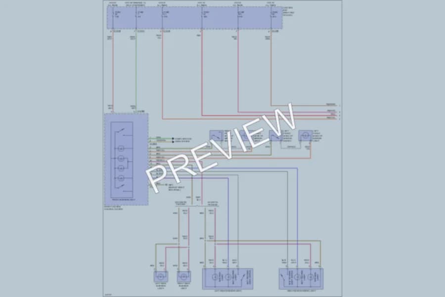 2012 BMW X1 Interior Lights wiring diagram preview