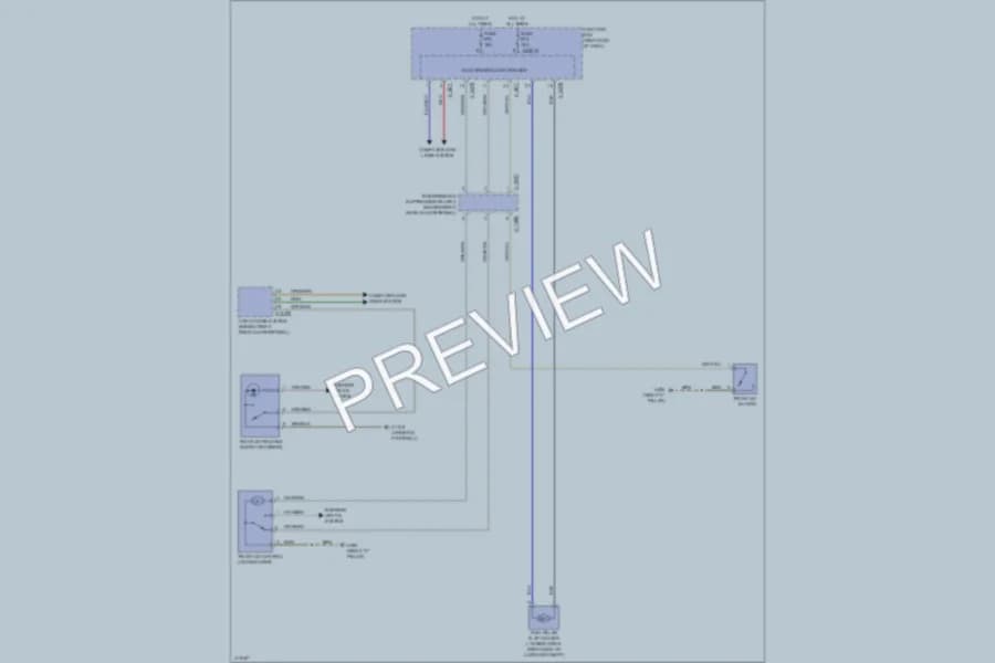 2012 BMW X1 Trunk Tailgate Fuel Door wiring diagram preview