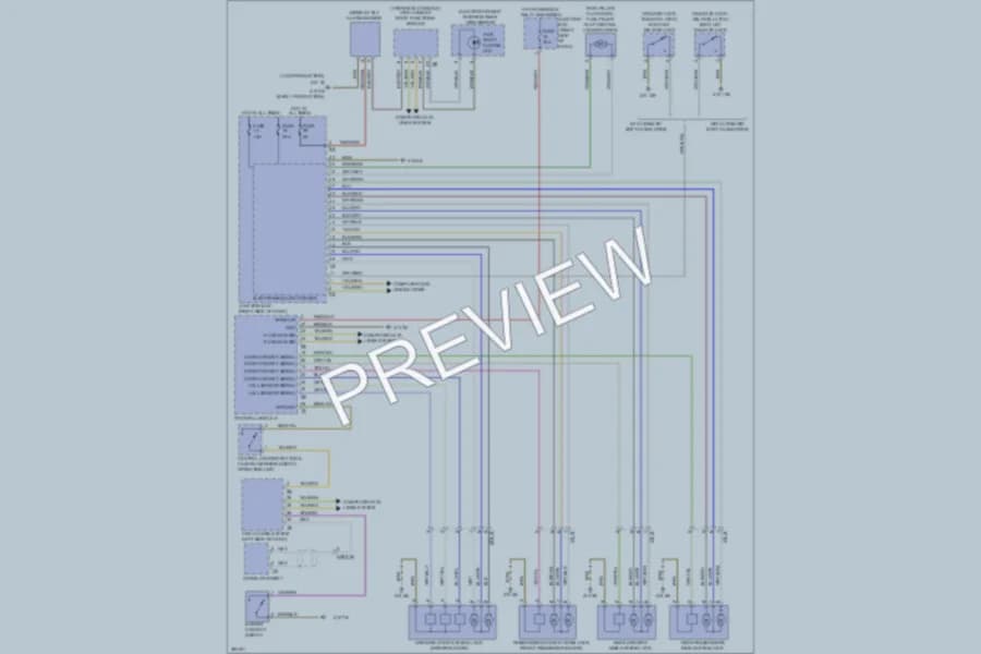 2012 BMW X3 Anti Theft wiring diagram preview