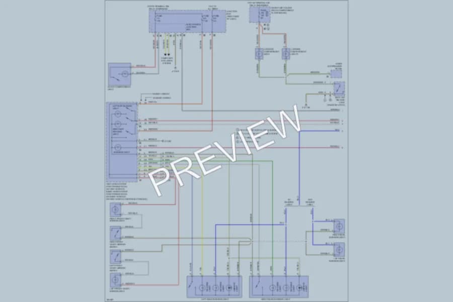 2012 BMW X3 Interior Lights wiring diagram preview