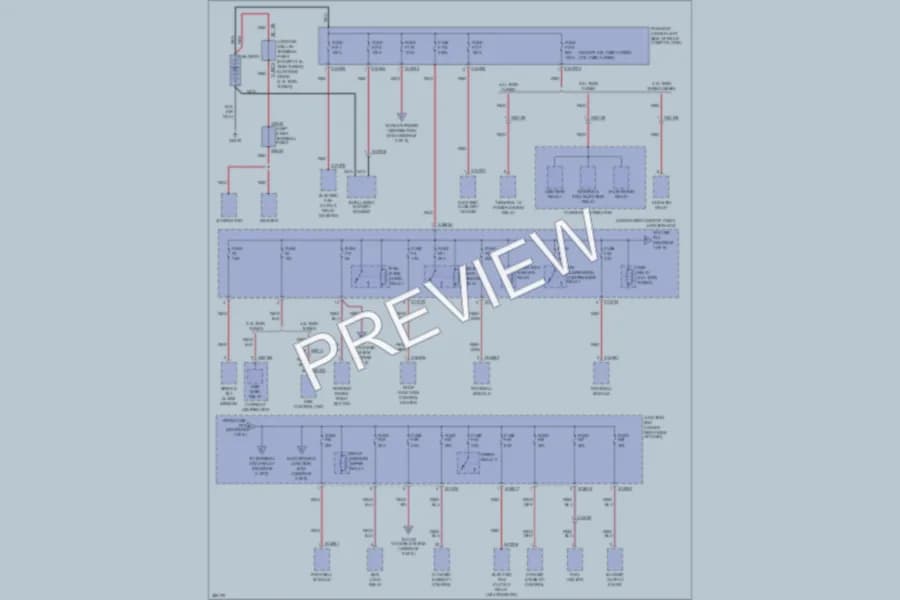 2012 BMW X5 Power Distribution wiring diagram preview