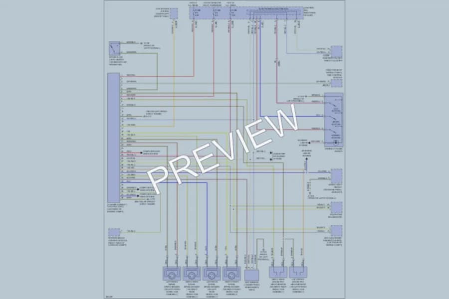2012 BMW Z4 Anti Lock Brakes wiring diagram preview