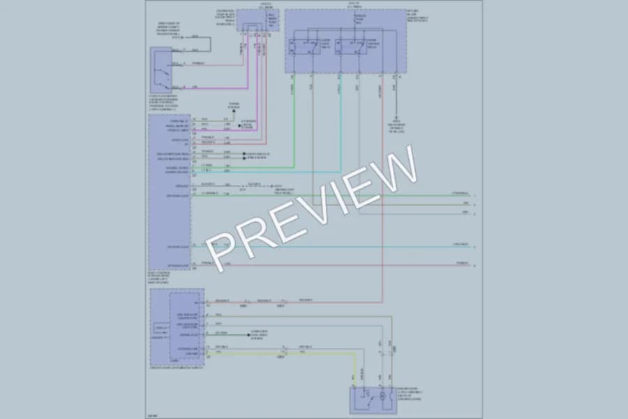 2012 Buick Enclave Power Door Locks wiring diagram preview
