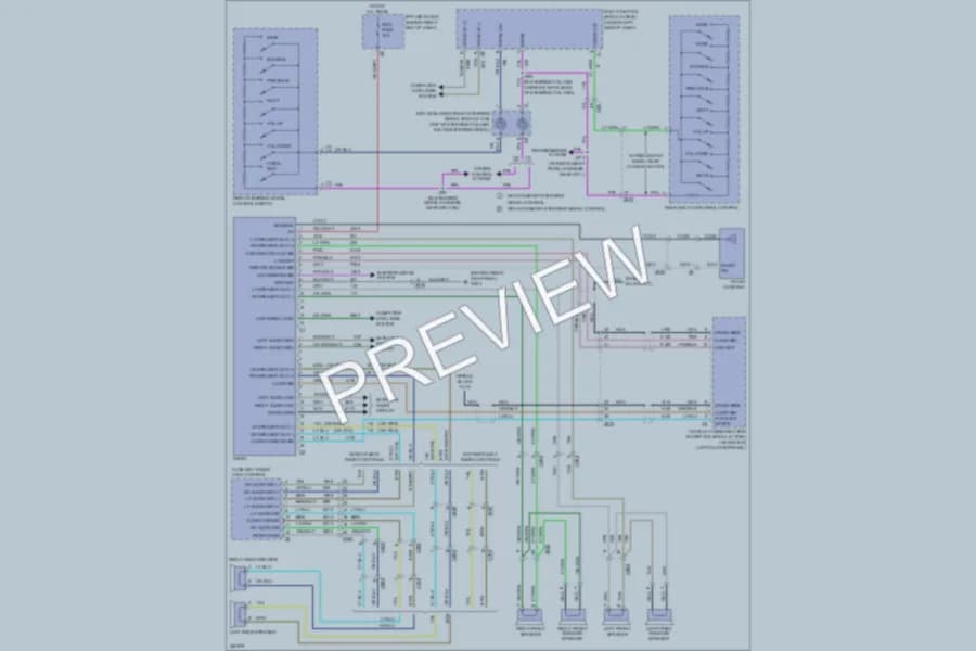 2012 Buick Enclave Radio wiring diagram preview