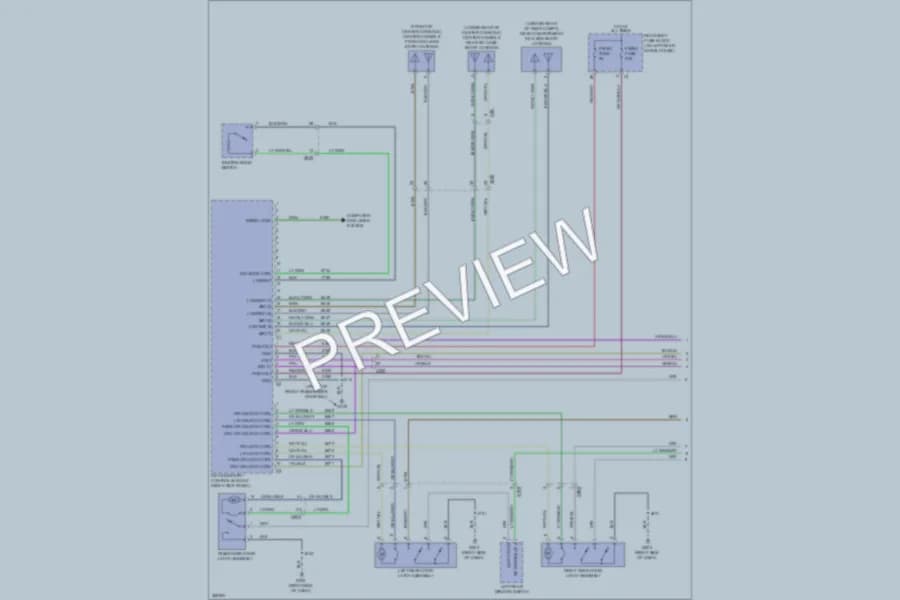 2012 Buick LaCrosse Power Door Locks wiring diagram preview