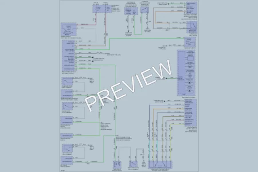 2012 Buick LaCrosse Warning Systems wiring diagram preview