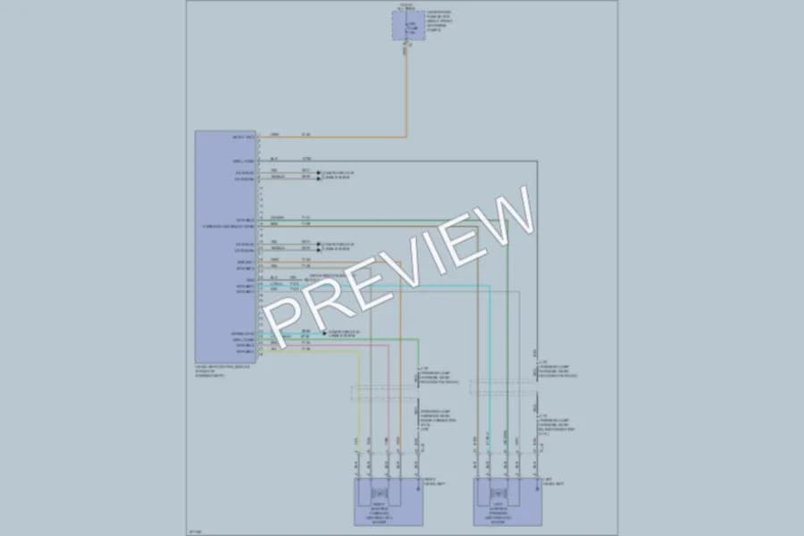 2012 Cadillac CTS Headlights wiring diagram preview