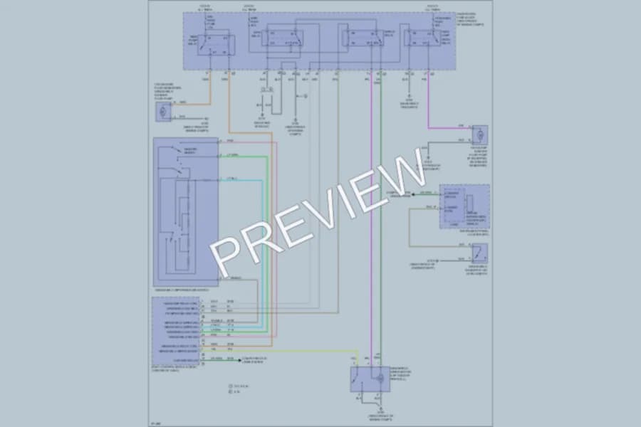 2012 Cadillac CTSV Wiper Washer wiring diagram preview