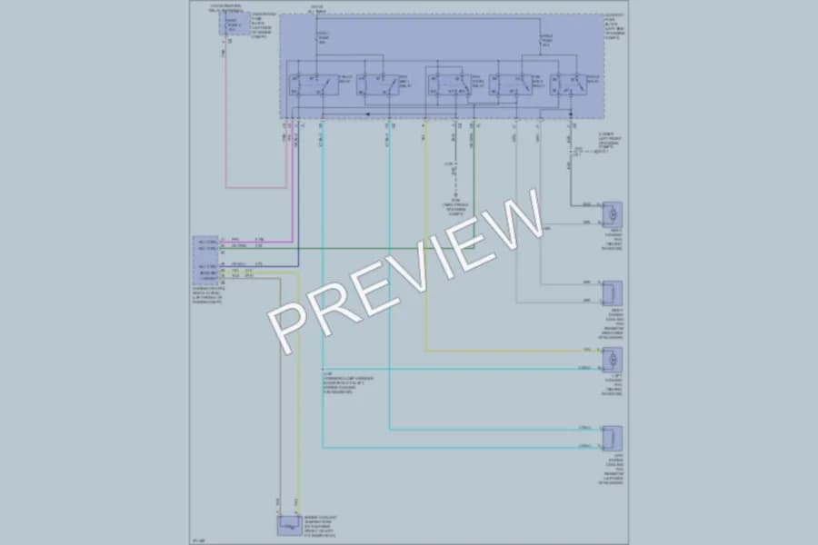 2012 Cadillac Escalade Cooling Fan wiring diagram preview