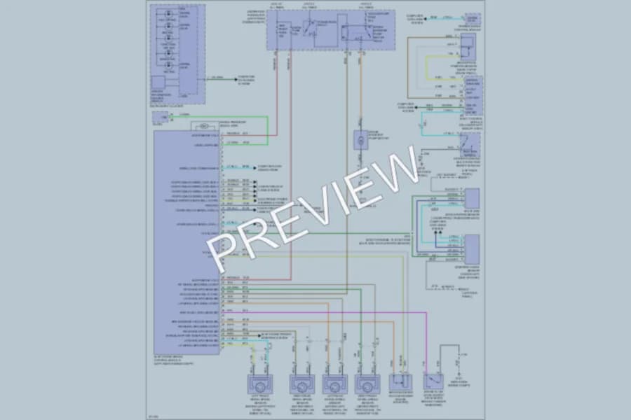 2012 Cadillac SRX Anti Lock Brakes wiring diagram preview