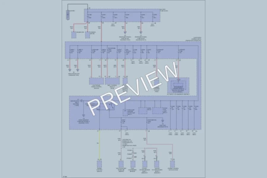 2012 Cadillac SRX Power Distribution wiring diagram preview