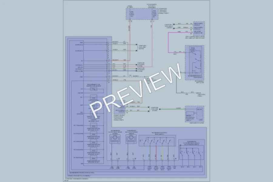 2012 Cadillac SRX Transmission wiring diagram preview