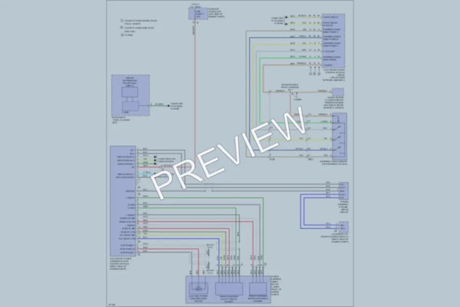 2012 Chevrolet 1500 Electronic Power Steering wiring diagram preview with protected circuit layout