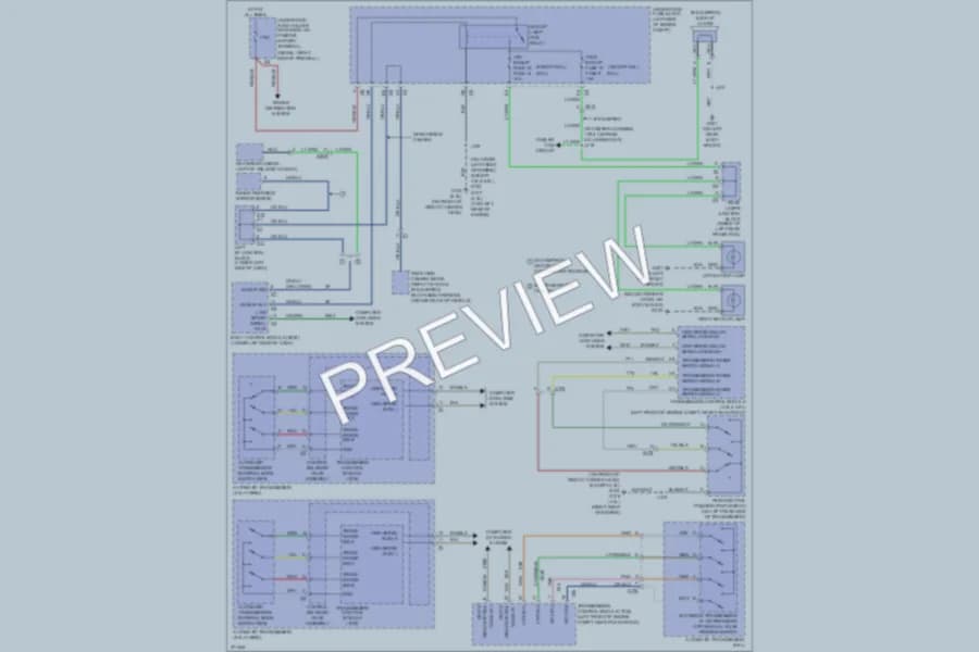 2012 Chevrolet 2500 Hd Exterior Lights wiring diagram preview with protected circuit layout