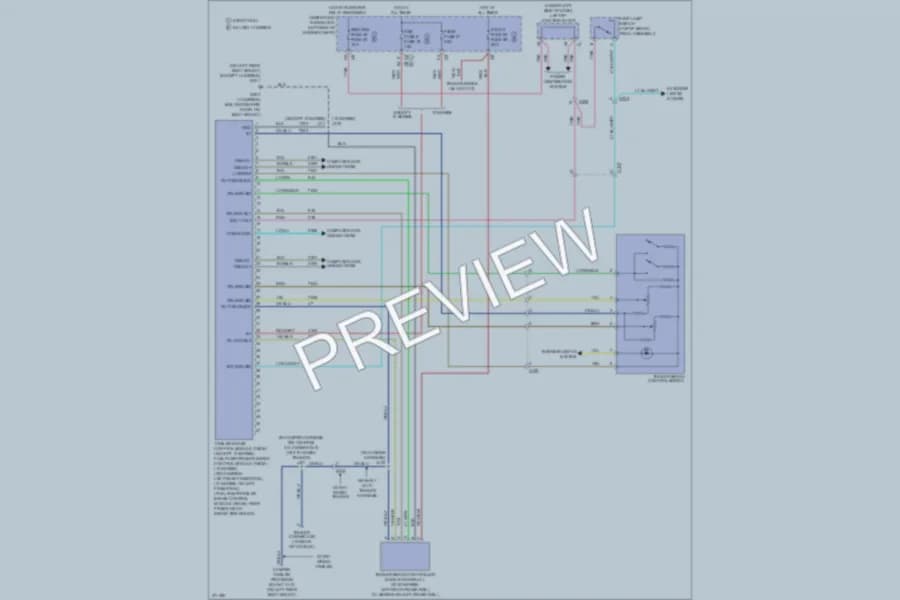 2012 Chevrolet 3500 Hd Anti Lock Brakes wiring diagram preview with protected circuit layout