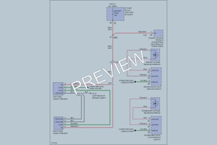 2012 Chevrolet C1500Suburban Navigation wiring diagram preview