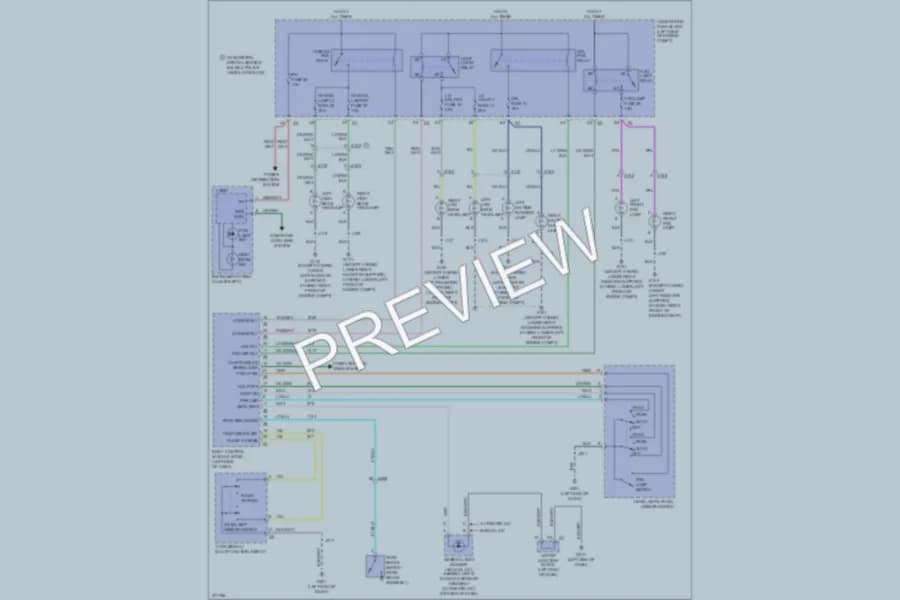 2012 Chevrolet C2500Suburban Headlights wiring diagram preview