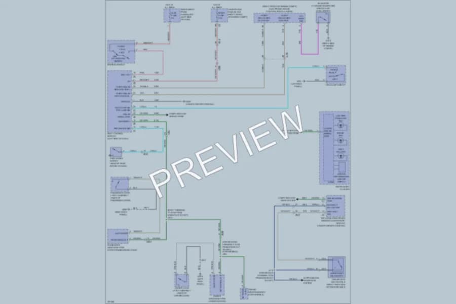 2012 Chevrolet Camaro Warning Systems wiring diagram preview