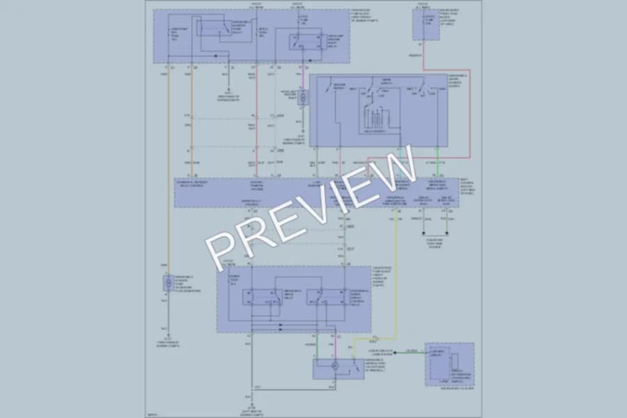 2012 Chevrolet Camaro Wiper Washer wiring diagram preview