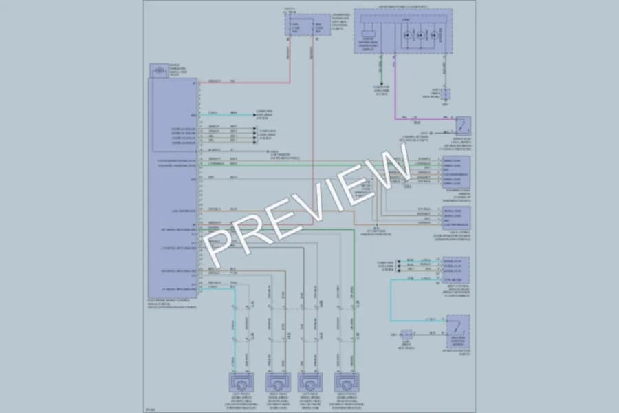2012 Chevrolet CaptivaSport Anti Lock Brakes wiring diagram preview