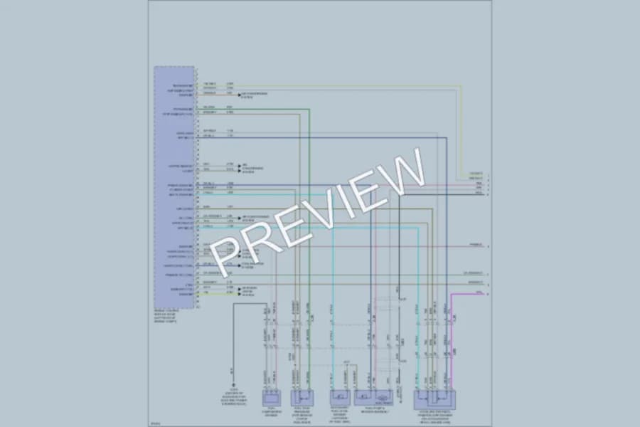 2012 Chevrolet CaptivaSport Engine Performance wiring diagram preview
