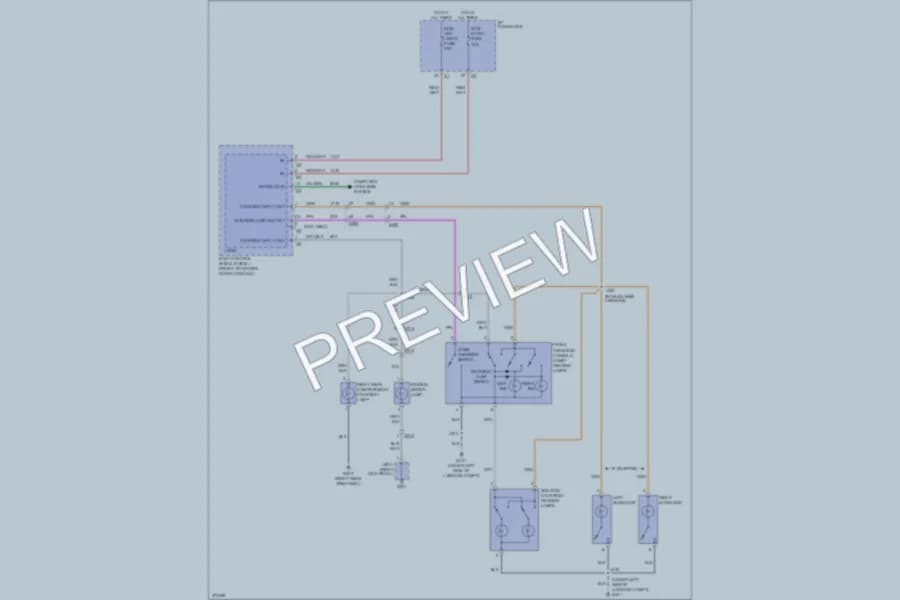 2012 Chevrolet CaptivaSport Interior Lights wiring diagram preview