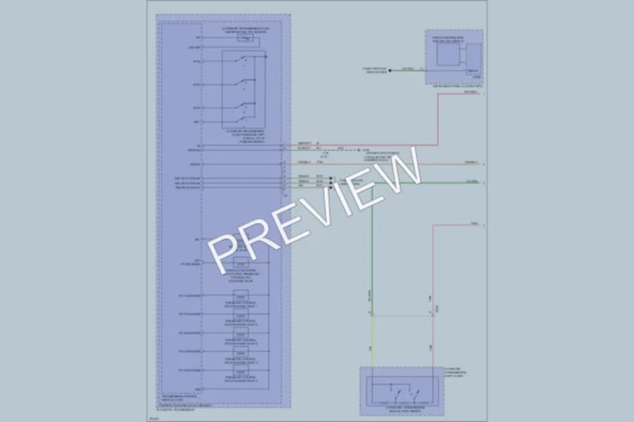 2012 Chevrolet CaptivaSport Transmission wiring diagram preview