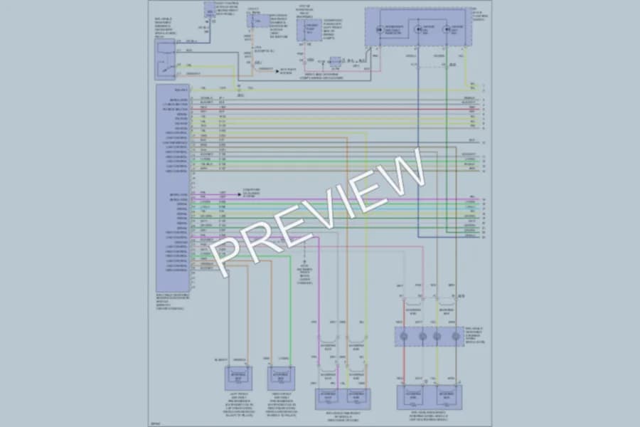 2012 Chevrolet Colorado Supplemental Restraints wiring diagram preview