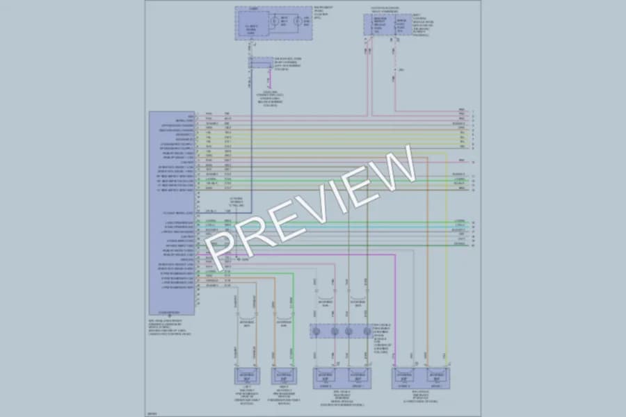 2012 Chevrolet Corvette Supplemental Restraints wiring diagram preview