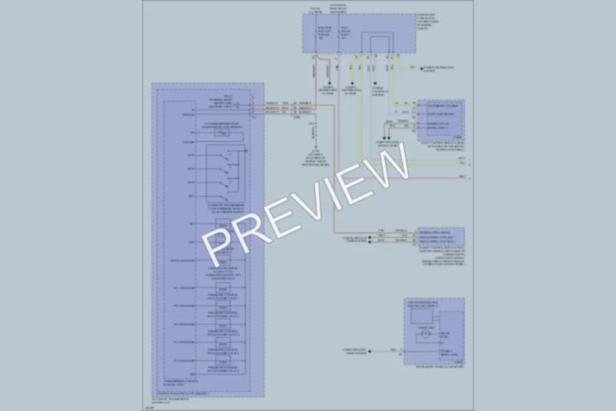 2012 Chevrolet Corvette Transmission wiring diagram preview