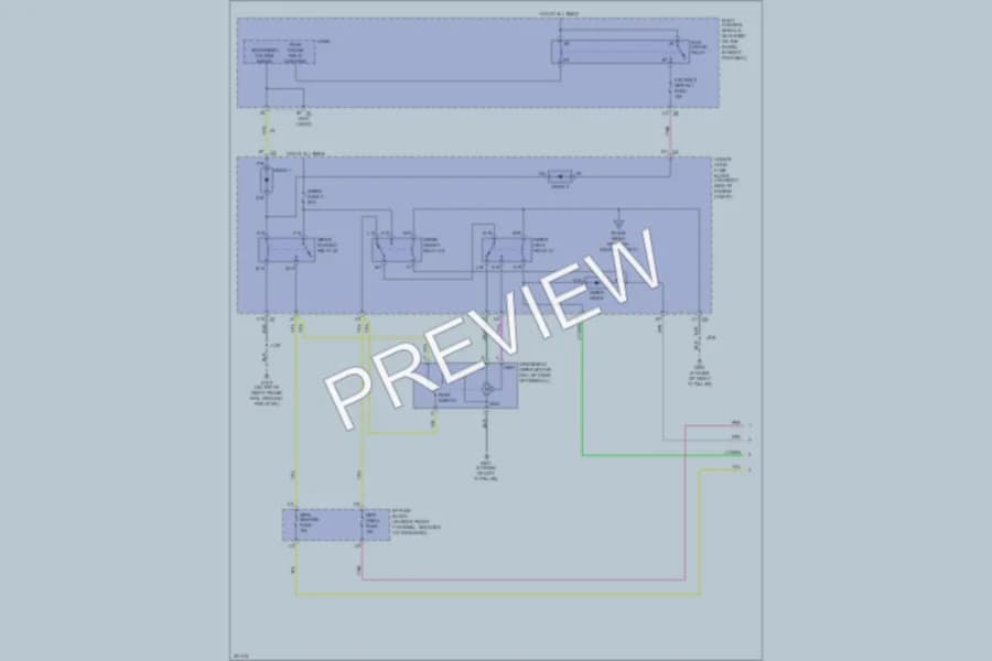 2012 Chevrolet Corvette Wiper Washer wiring diagram preview