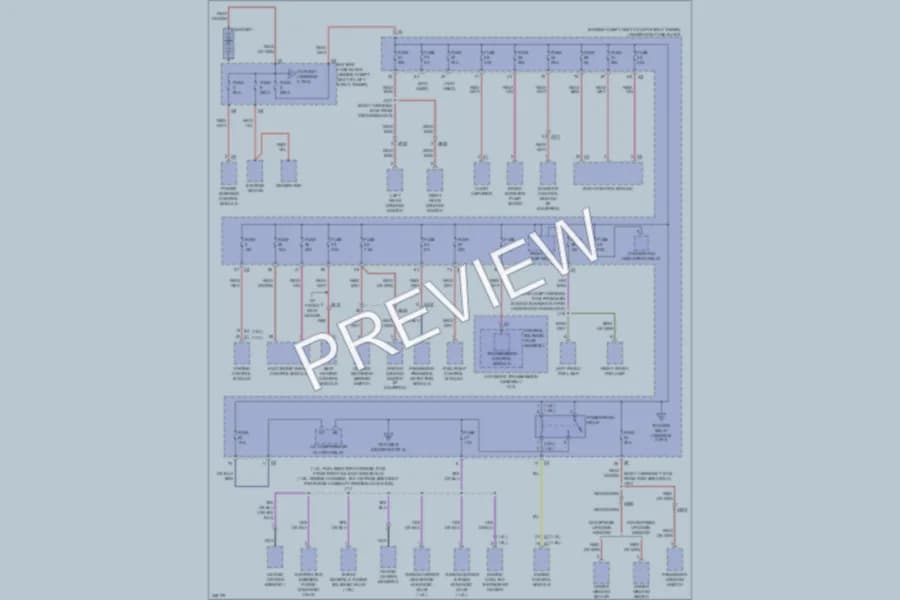 2012 Chevrolet Cruze Power Distribution wiring diagram preview